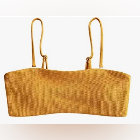 ZAFUL💫Bee Yellow Bandeau Bikini Top with Removable Straps - Picture 3 of 11